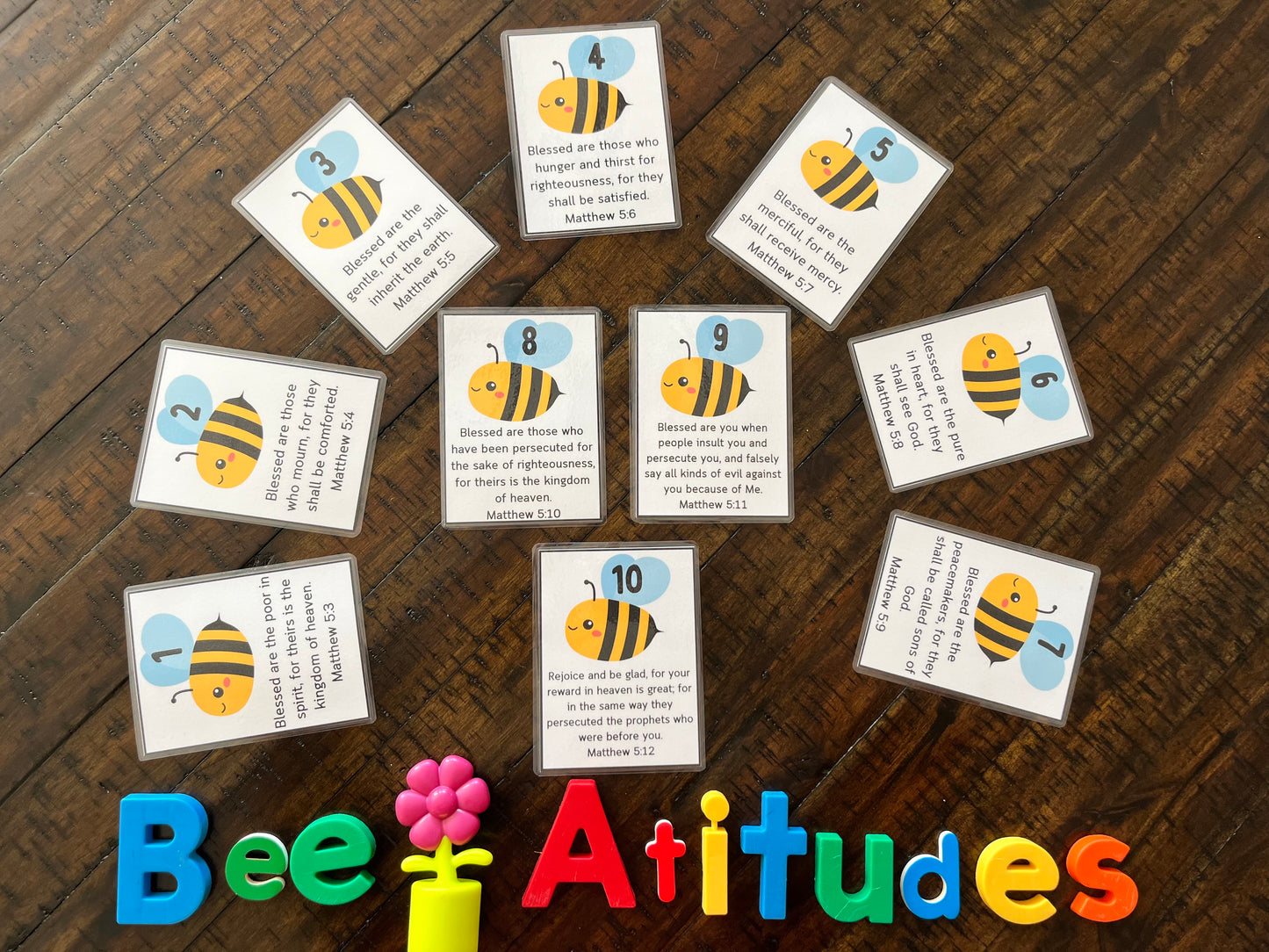 Bee-Atitudes Scavenger Hunt