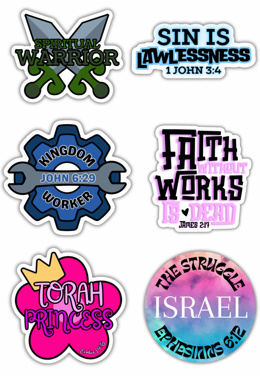 6 Sticker Bundle