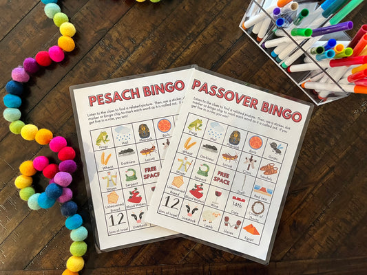 Passover & Pesach Bingo