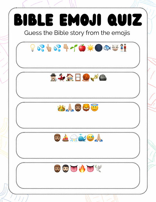 Bible Emoji Quiz